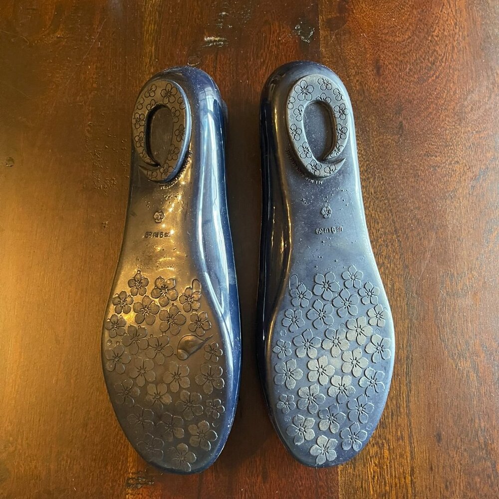 Oka-B Taylor Ballet Flats Navy Blue Size 9 - Picture 5 of 9